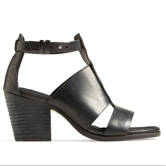 Rag & Bone Charlie Block Heel Leather Sandals - Picture 2 of 8